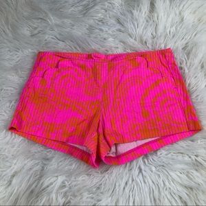Lilly Pulitzer Liza shorts pop pink siesta scallop size 2 6097